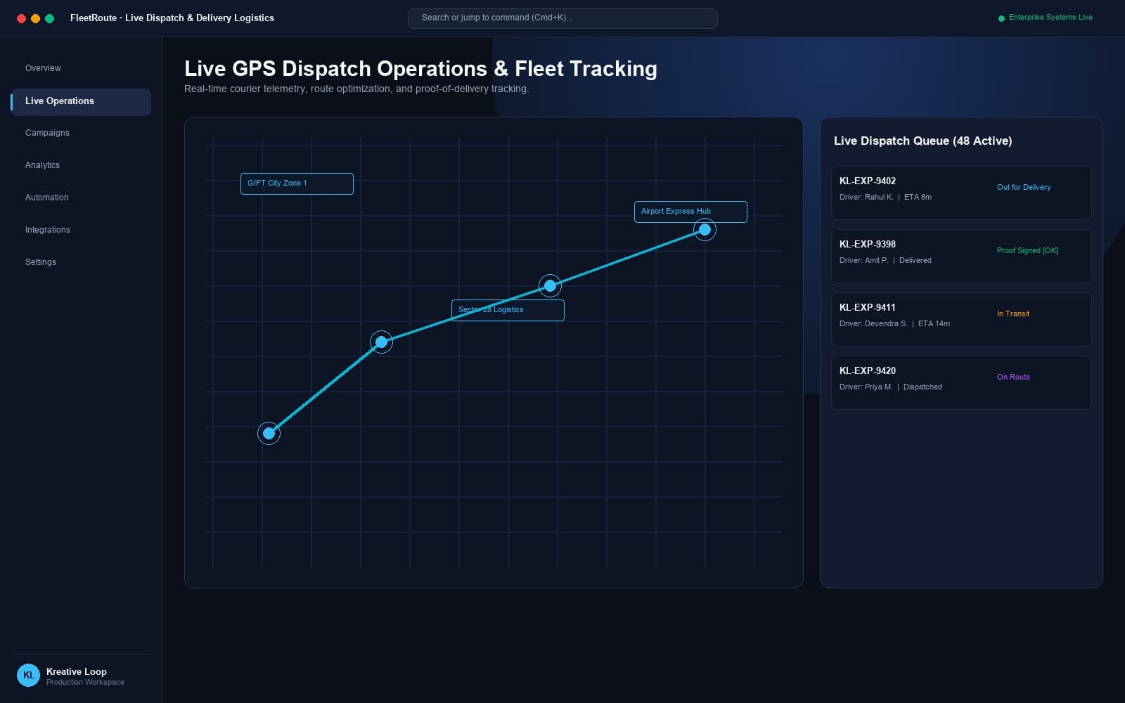 Delivery Management System