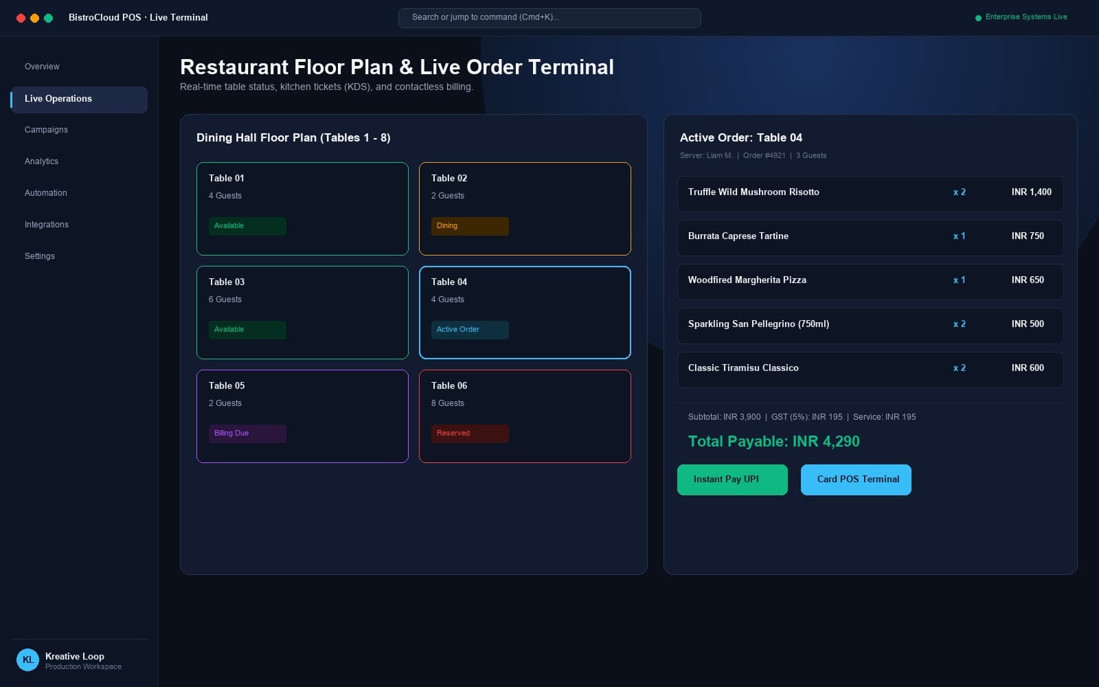 Restaurant Management System